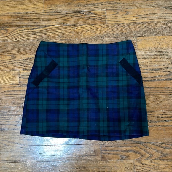 TopShop tartan mini skirt. Size 4 - Picture 1 of 6